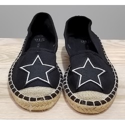 Juodos spalvos espadrilės